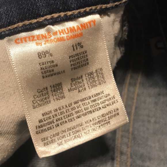 Citizens of Humanity Dani cropped sz 28 - Picture 2 of 2